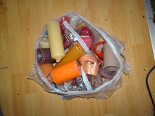 Kerzenreste, Wachsreste, Kerzengießen, ungereinigt, ca. 4,5 kg Bastelwachs #2