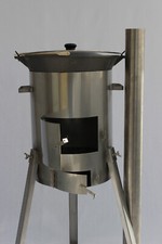 Gulaschtopf mit Edelstahlofen