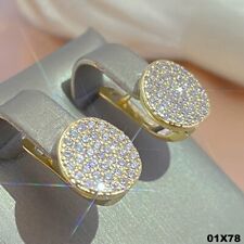 Luxus Ohrringe Creole Zirkonia