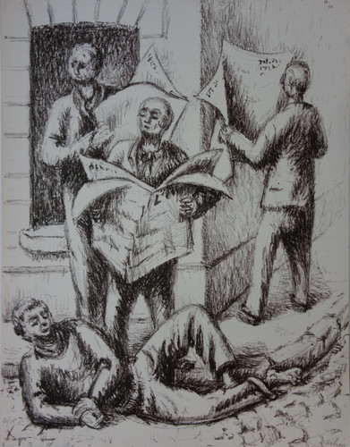 Jean helion zeitungsleser - jean, helion: