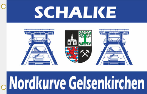 Fahne flagge schalke - flagge, nordkurve