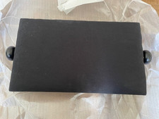 Klavierbank schwarz matt mit