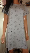 Looney Tunes Nachtkleid/Hemd/long Shirt grau Tweety  Gr L