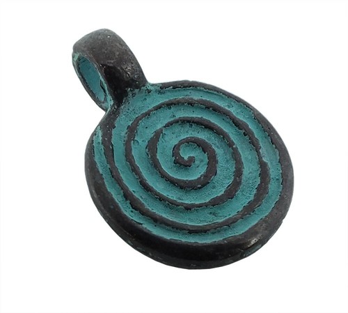 Anhänger medallion messing - anhänger,