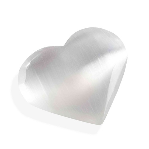 Selenit herz 5 cm - 6,5,