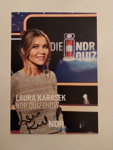 Laura karasek autogramm - karasek,