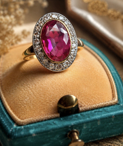 Ring 1900 antik - ring, 585