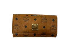 Mcm Portemonnaie conjac Schwarz Gebrauchsspuren