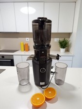 Fyenkfar Slow Juicer Entsafter 250W Silbergrau BPA-frei Leise für Obst & Gemüse