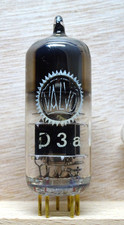 VALVO D3a SIEMENS made | triple mica | BLACK PLATE | über 100% ✅ Röhre Tube RARE