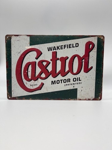 Blechschild castrol 20x30cm - blechschild,