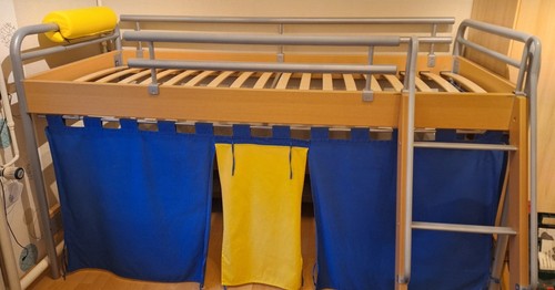 Hochbett mit leiter - hochbett,