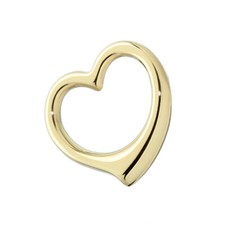 585 oder 333 Gelbgold Herz