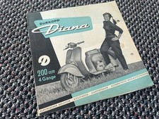 altes org. Prospekt  Roller Motorrad Dürkopp Diana 200 ccm um 1955