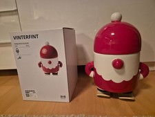 IKEA Vinterfint Weihnachtsmann 1L PlätzchenDose Neu OVP