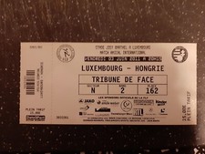 Ticket  Luxemburg - Ungarn