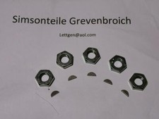 5x Scheibenfeder 5x Mutter