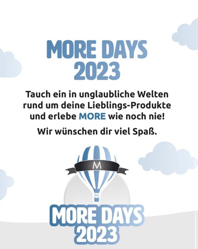 More days ticket am - days, ticket,