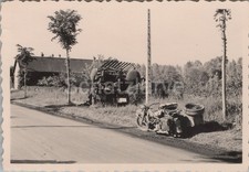 Foto, I.R.58, Krad Gespann vor Horchgerät? in Frankreich (MJ-42)1025