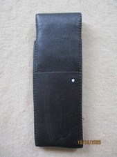 Montblanc Lederetui Etui Leder für  2 Schreibgeräte Füller oder Kuli