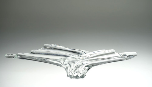 Große glas schale art deko - schale,