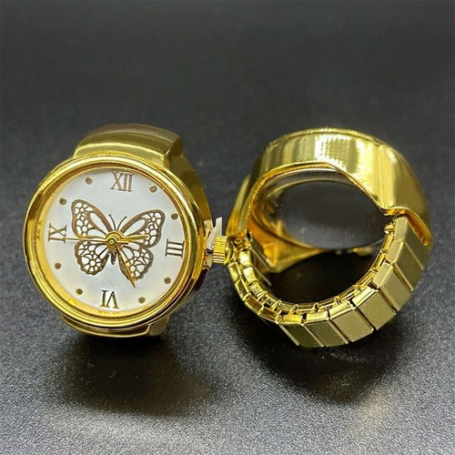 Goldfarbene schmetterling ring - schmetterling,