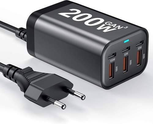 Usb charger block 200w - usb,