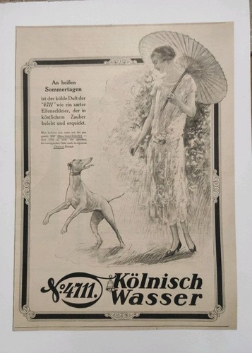 Alte reklame kölnisch - reklame, wasser