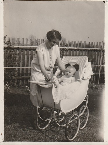 Vintage foto mutter mit kind - vintage,