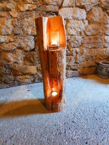 Windlicht unikat aus altem - windlicht,