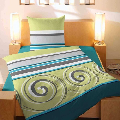 Satin bettwäsche streifen - satin,