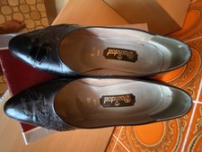 Pumps Dorndorf Modell Gina, Vintage 80er, Schwarz-Bronze, Gr. 3 1/2, gebraucht