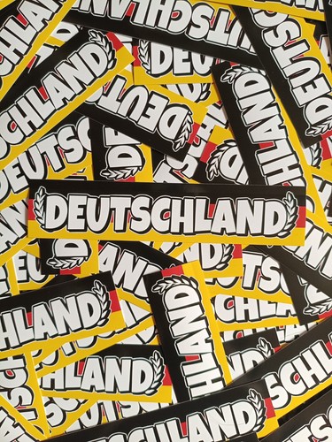 Deutschland aufkleber sticker - deutschland,