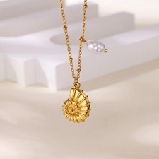 Damen Ring Edelstahl Gold