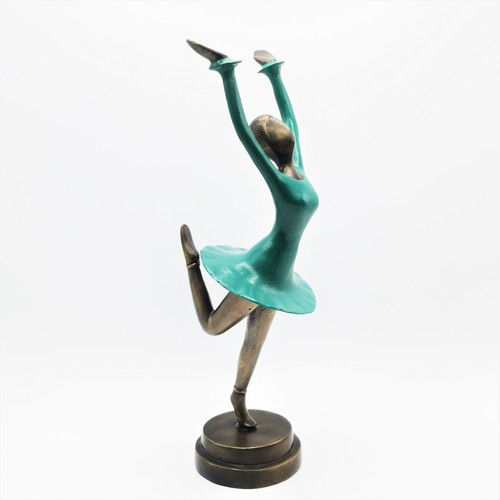 Bronzeskulptur ballerina mit - bronzeskulptur,