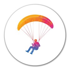 Aufkleber Paragliding