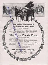 LONDON, Werbung 1913, The Orchestrelle Co. Aeolian Hall music