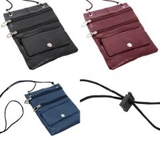 Großer Brustbeutel , weiches Nappa Leder ideal für Reise, Dokumente oder Geld