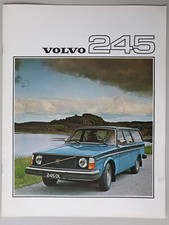 Vintage Volvo 245 Kombi Verkaufsprospekt 1976 o.Monat 8 Seiten