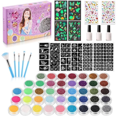 Glitzer tattoo set - tattoo,