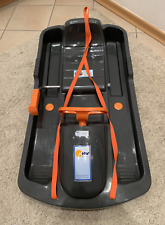 KHW Kinder Schlitten | Lenkrodel Bob | anthrazit grau