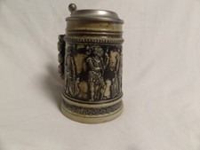 Gerz Bierkrug mit Zinndeckel