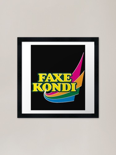 Faxe kondi logo - kondi, gerahmter