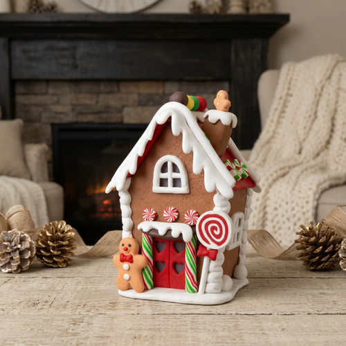 Led lebkuchenhaus 14cm - led,
