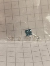 Brillant Schliff Diamant 0,70 Zus. Carat Ct. Top Echt Blauer Diamant 0.50 ct 