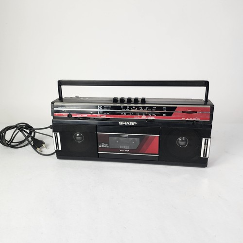 Sharp stereo radio cassette - radio,