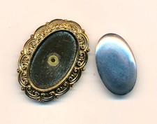 Seidenmalerei  Brosche