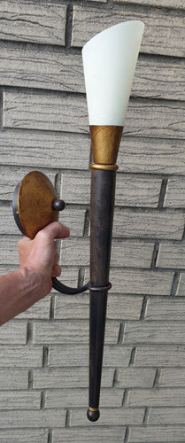 Hufnagel wandfackel leuchte - hufnagel,