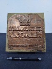 Dortmunder Kronen - altes seltenes Brauerei Werbeschild - Sammlungsauflösung