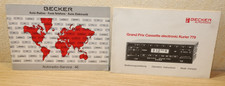 Autoradio Radio Anleitung Becker Grand Prix 779 Bedienungsanleitung Manuals